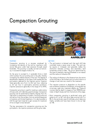 Compaction Grouting Brochure