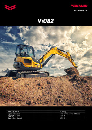 Midi Excavator ViO82 Brochure