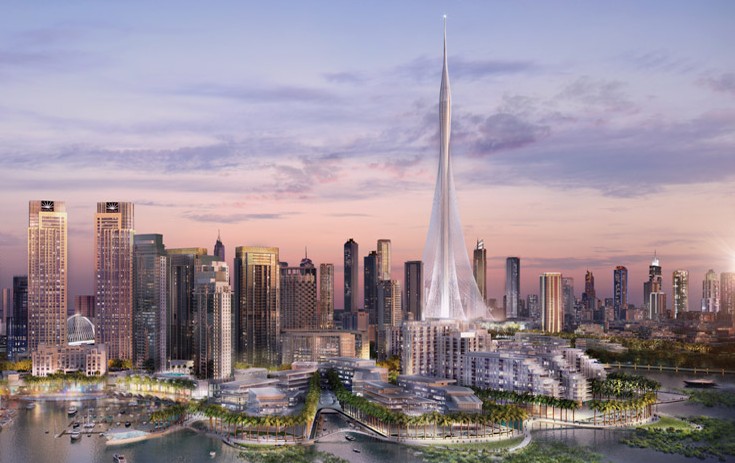 Dubai Creek Harbour Tower architect's view