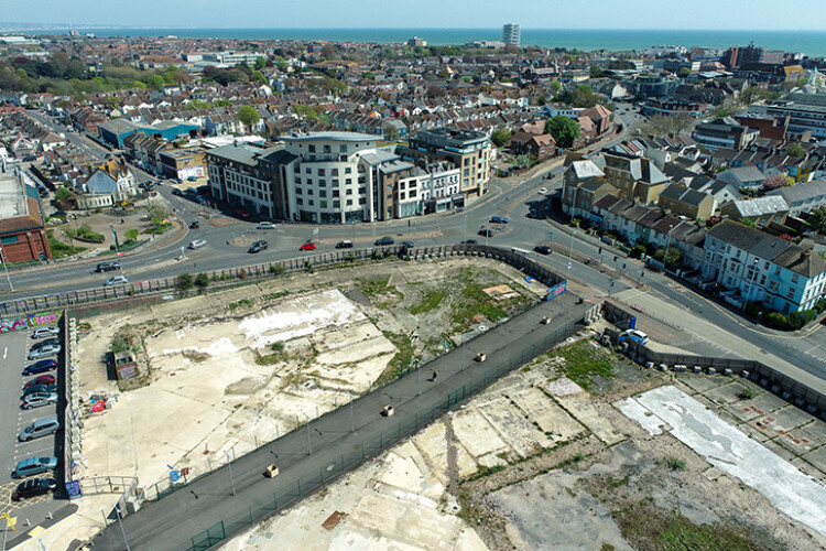The Teville Gate site in Worthing