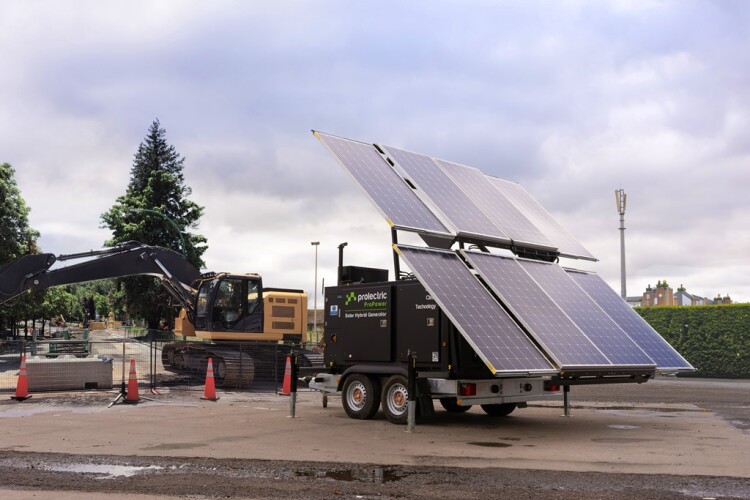 Prolectric&rsquo;s equipment is solar powered 