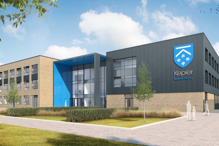 CGI of the new Kepier School, to be built by BAM