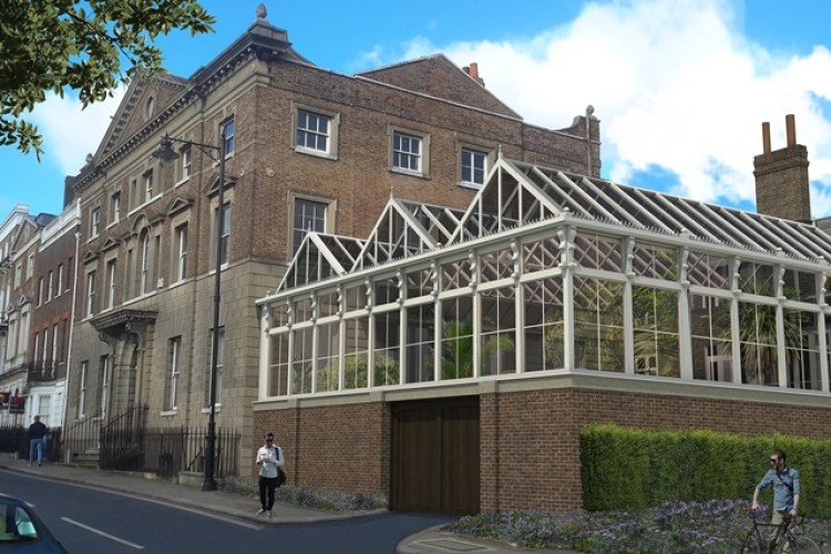 The former Victorian-era conservatory will be restored into a split-level family kitchen and informal-living area over the ground and lower ground floor levels 