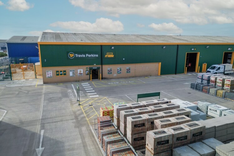 The new Travis Perkins in Corby