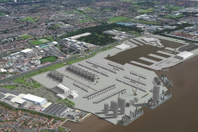 The planned Green Port Hull facility 