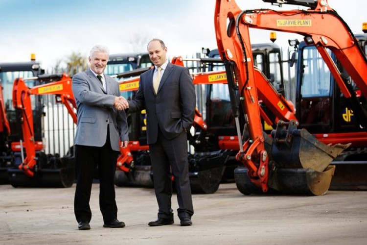 Brian Young (left), managing director of Young Plant & Equipment Sales, with David Jarvie of Jarvie Plant