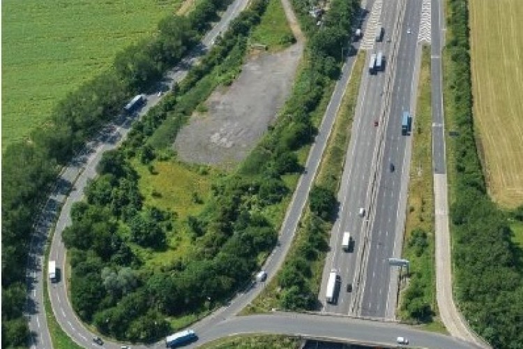 CGI of the project at the M1 end