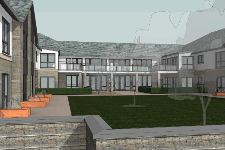 CGI of Newton Mearns care home