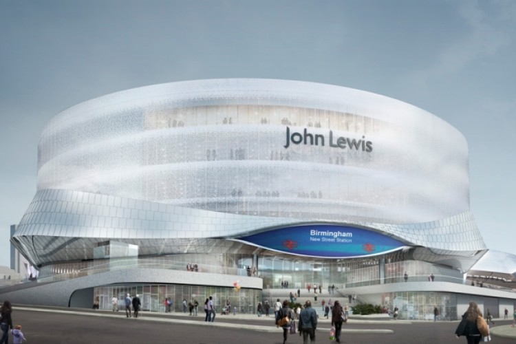 John Lewis is the anchor tenant for the new Grand Central development in Birmingham