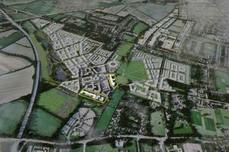 The masterplan for the 150-hectare development includes 3,000 homes