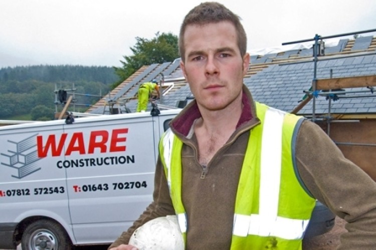 Chris Ware finished his apprenticeship in 2007 and now runs his own business