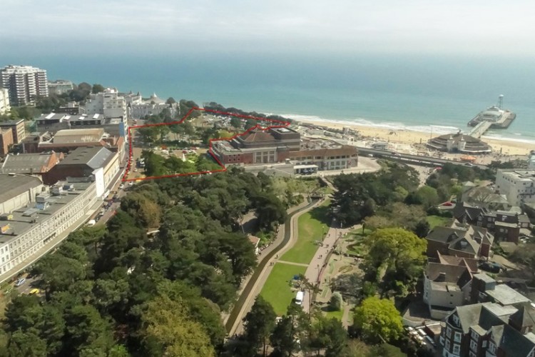 The seafront site to be developed