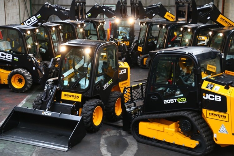 Some of the loaders ready for delivery