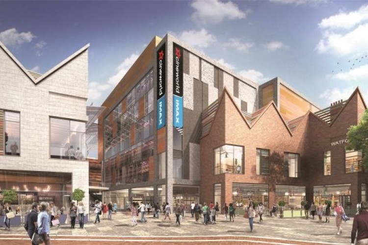 An Imax cinema is being added to Watford's shopping centre