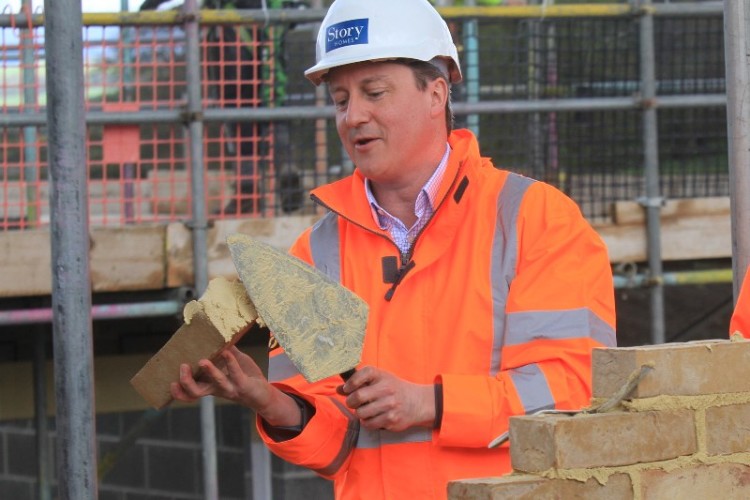 Prime minister David Cameron has been very keen on building sites over the past few weeks but will his enthusiasm endure?