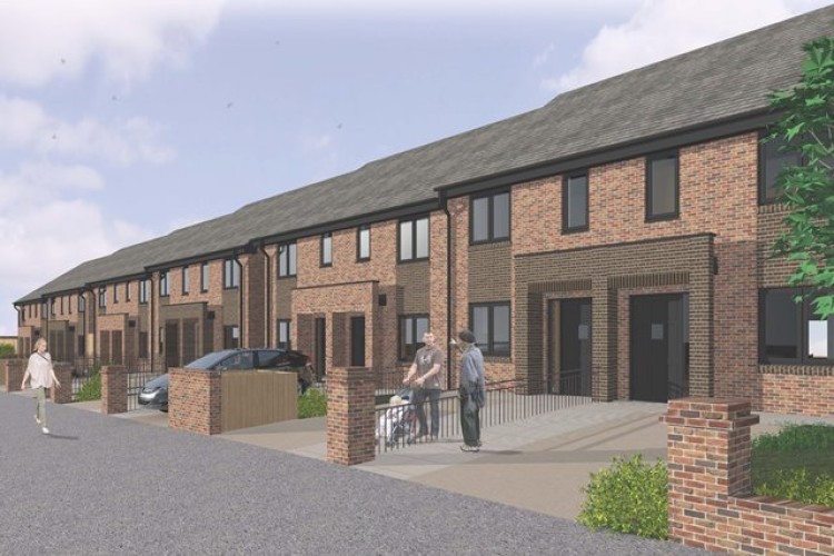 Artist&rsquo;s impression of the new housing at Island Road South