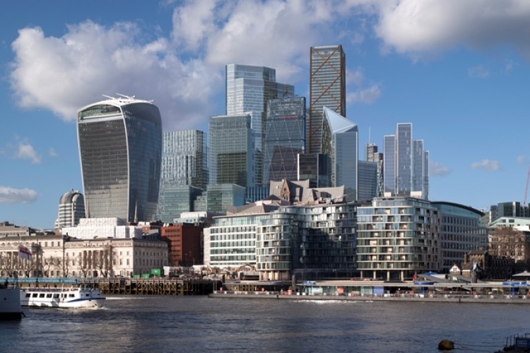 CGI of what the City of London skyline will look like in 2026
