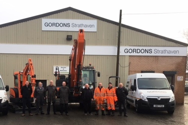 Gordons will serve its new territories from its Strathaven and Berryhill depots