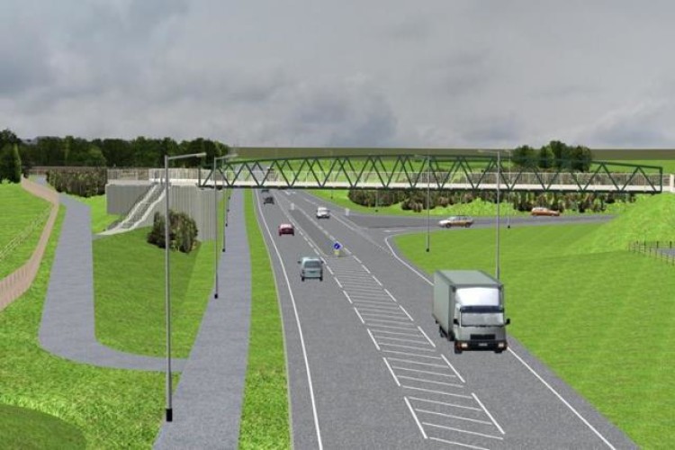 Artist's impression of the Lincoln Eastern Bypass