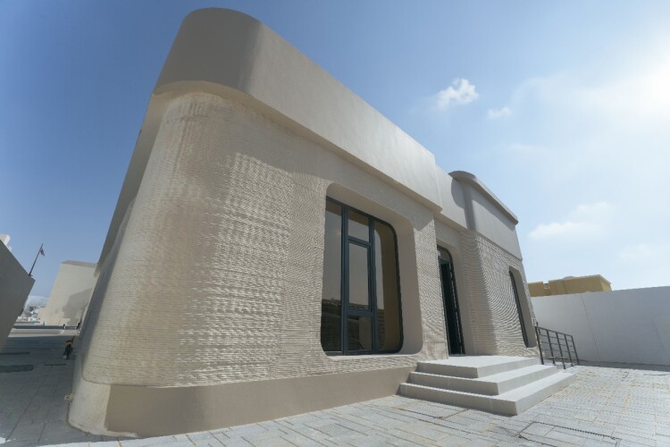 The 3D-printed villa in Al Awir