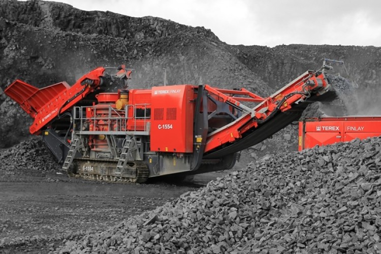 The Terex Finlay C-1554 cone crusher