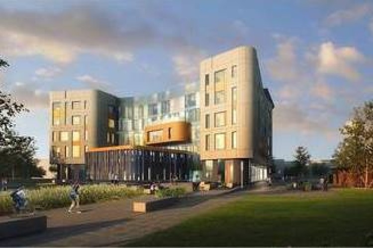 CGI of the new Health Campus
