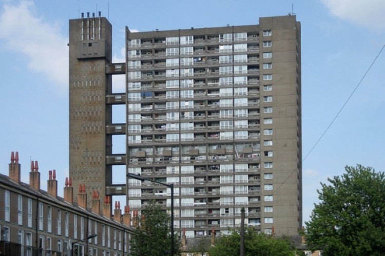 A &pound;100m refurb of Poplar's Balfron Tower is one of the four developments acquired