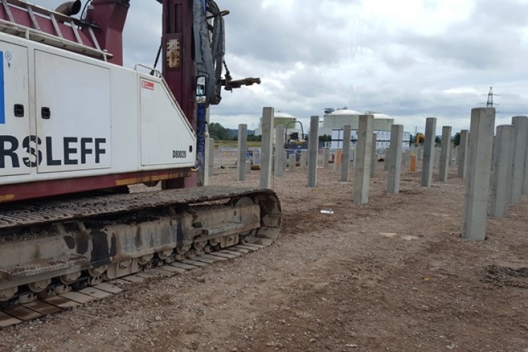 Aarsleff building foundations for The Range's new distribution centre