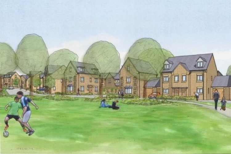 New brownfield housing in east Leeds (Image:JTP)