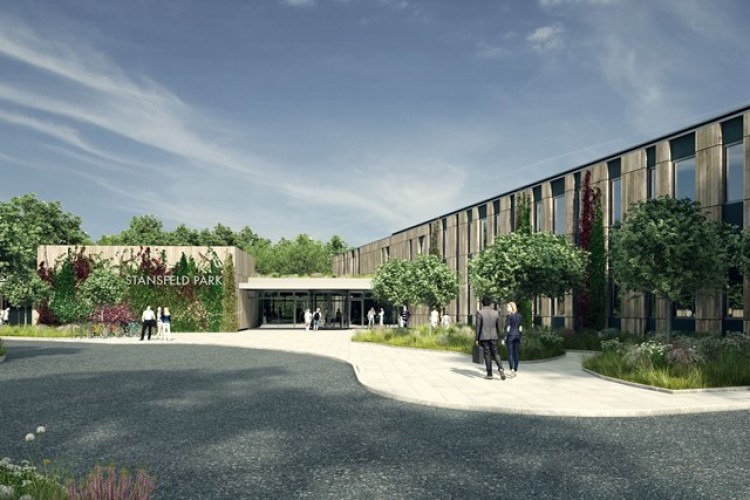 Artist&rsquo;s impression of the completed facility at Stansfeld Park
