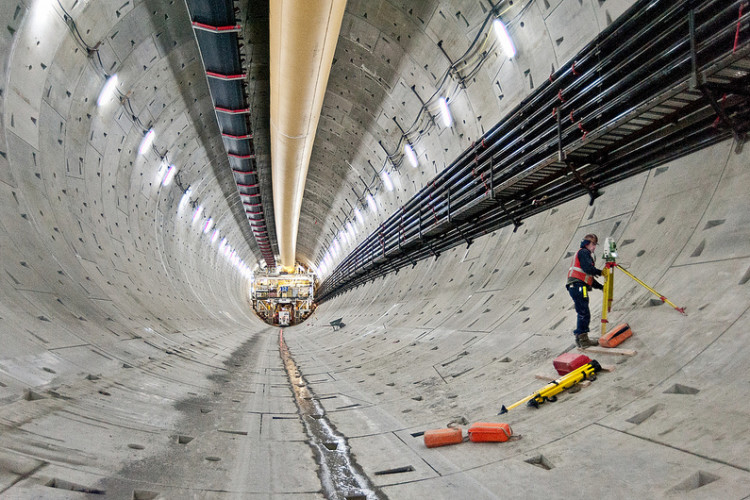 Bertha has completed 1,000ft of tunnel