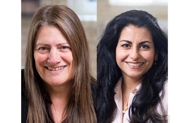 ​​​​​​​Lisa Rapson (left) and Golnaz Ighany