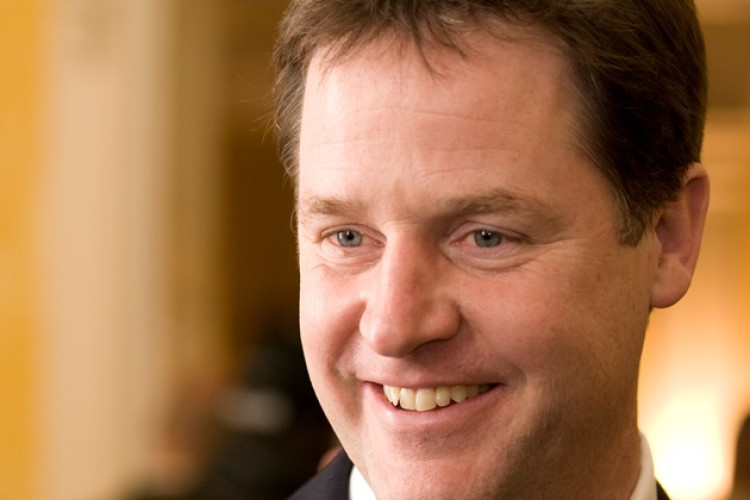 Deputy prime minister Nick Clegg 