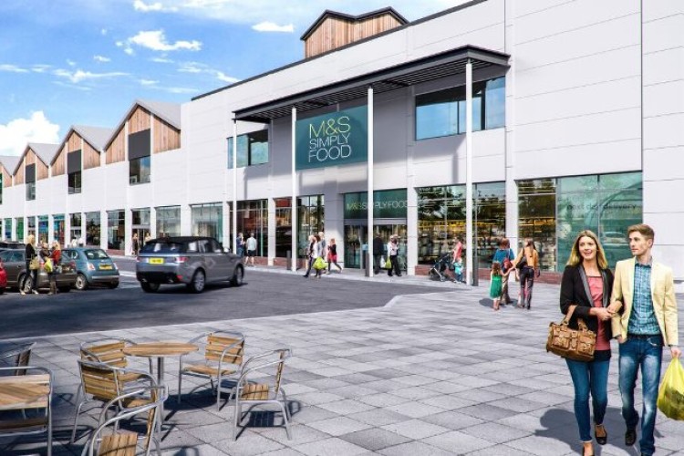 A Marks & Spencer store will anchor the retail development