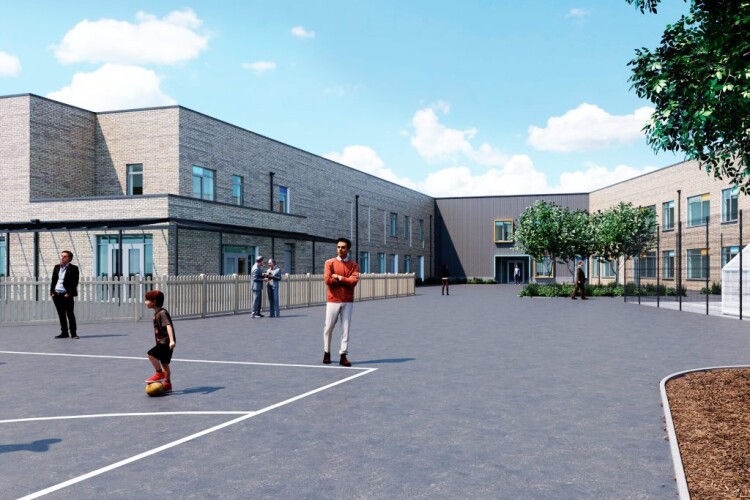 CGI of the new school