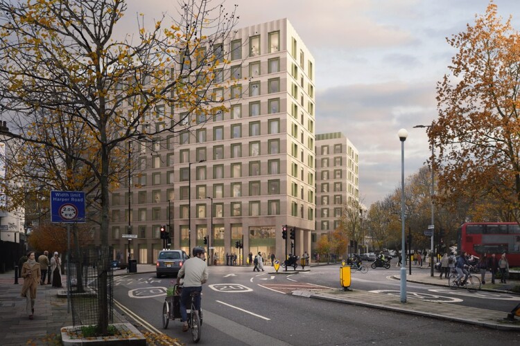CGI of the proposed King's Place development [Image: Secchi Smith]