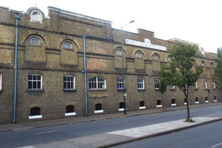 The old Stag Brewery in Mortlake