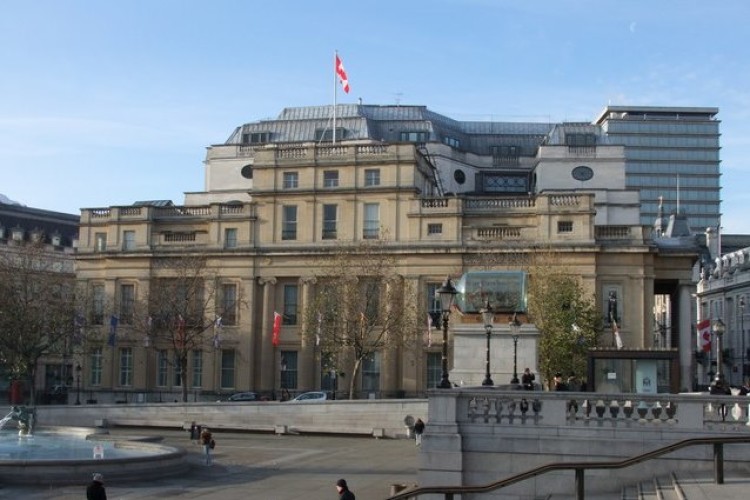 Canada House in Trafalgar Square