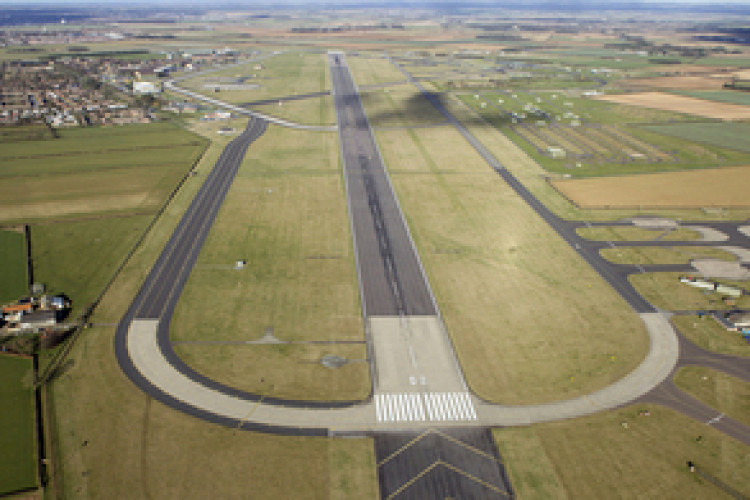 Aerial view of RAF Waddington's airfield [Picture: Sergeant Laura Bibby, Crown copyright]
