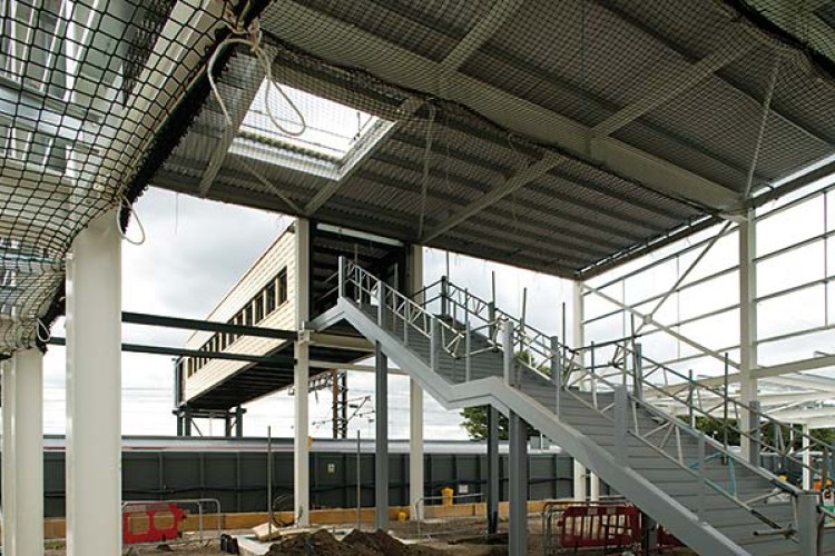 Billington put in new steelwork at Wakefield railway station last year