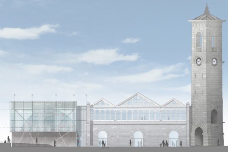 The cinema will be in an extension to the historic Market Hall building