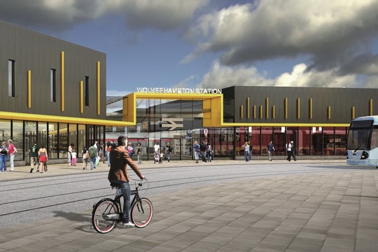 CGI of the new-look station