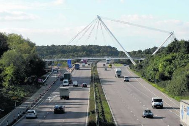 The M20's new Junction 10a will be built to the south of Ashford