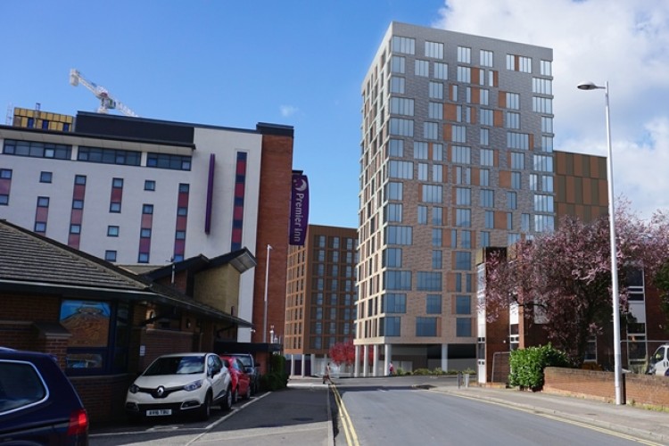 CGI of Coventry's new student block