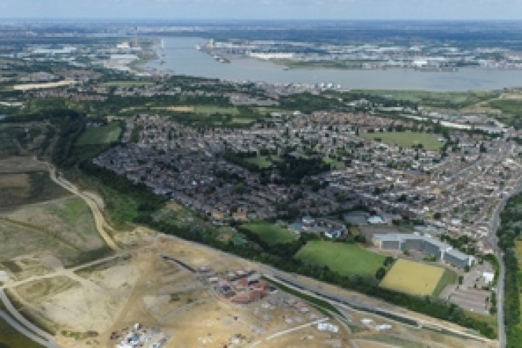 Ebbsfleet Garden City will be built next to Gravesend in the Thames Gateway area of north Kent