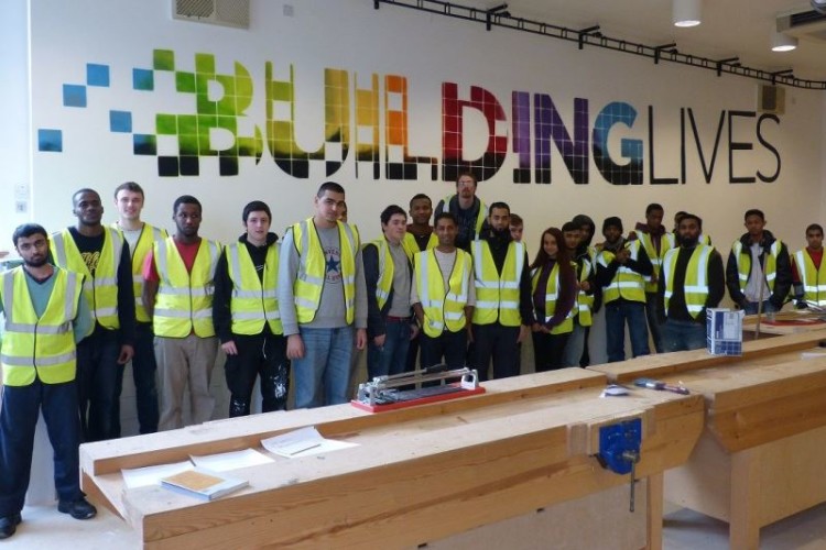 Building Lives provides training to the unemployed