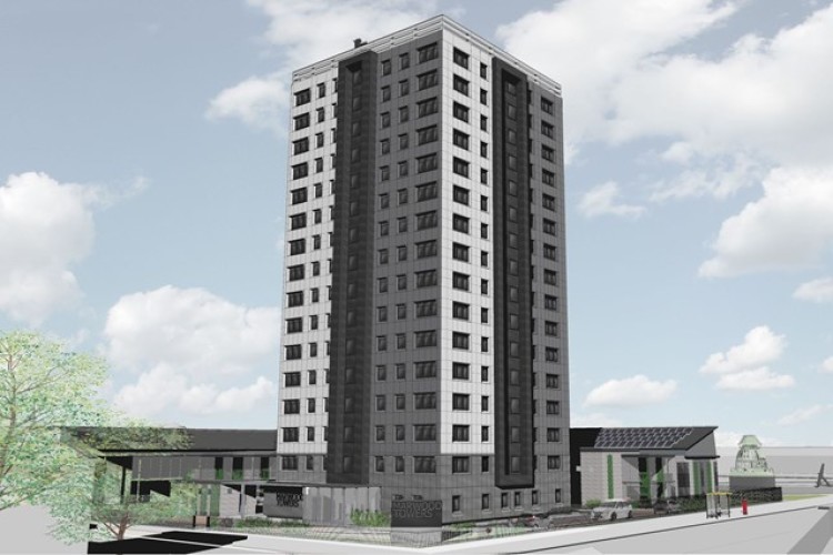 The Marwood Tower scheme has been designed by John McCall Architects