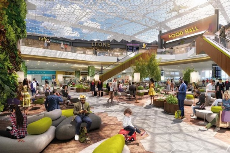 Not a shopping mall but the future look of Manchester Airport