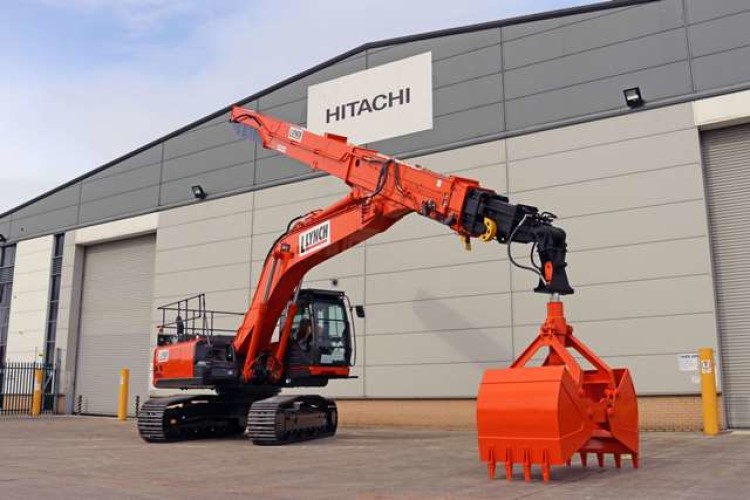 Hitachi clamshell telescopic excavator sold to Lynch Plant Hire