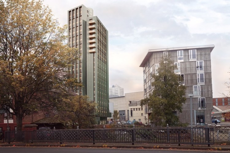 Pocket, Mapleton Crescent, Wandsworth SW18 &ndash; CGI  from street level